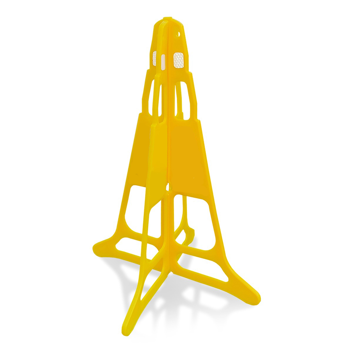 Cono 3D para señalización - Amarillo Flúo sin reflectivo