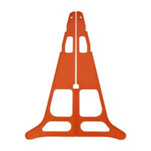 Cono 3D para señalización – Naranja Común (no flúo) sin reflectivo
