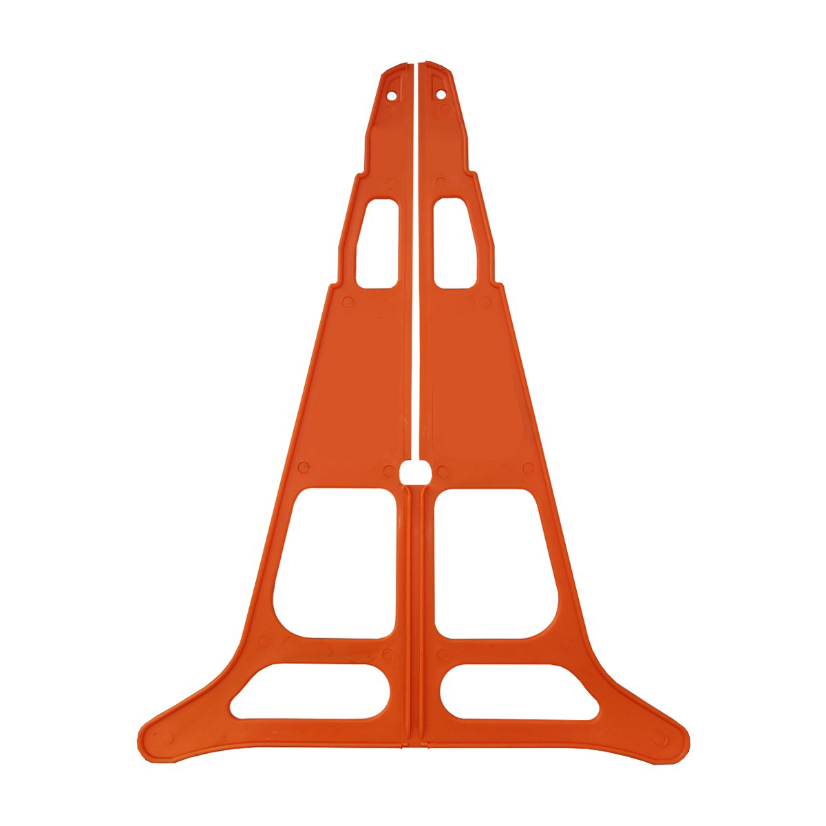 Cono 3D para señalización - Naranja Común (no flúo) sin reflectivo