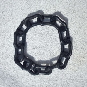 Cadena Plástica de Seguridad Vial o Interiores (por METRO) – Color Negro